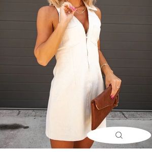 Vicidolls preppy vibes cotton collared mini dress